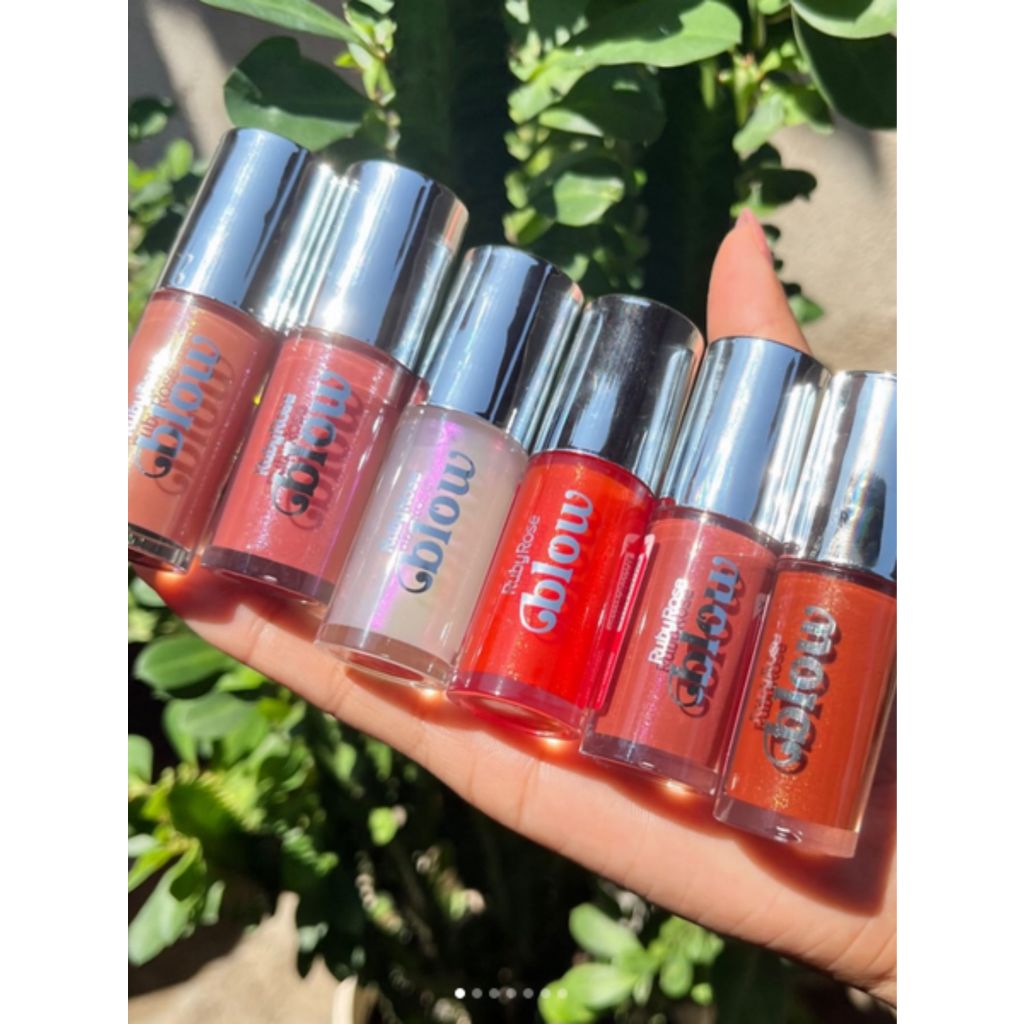 Gloss Labial Shine Like Gloss Blow Ruby Rose HB-L6408 em Oferta na Shopee
