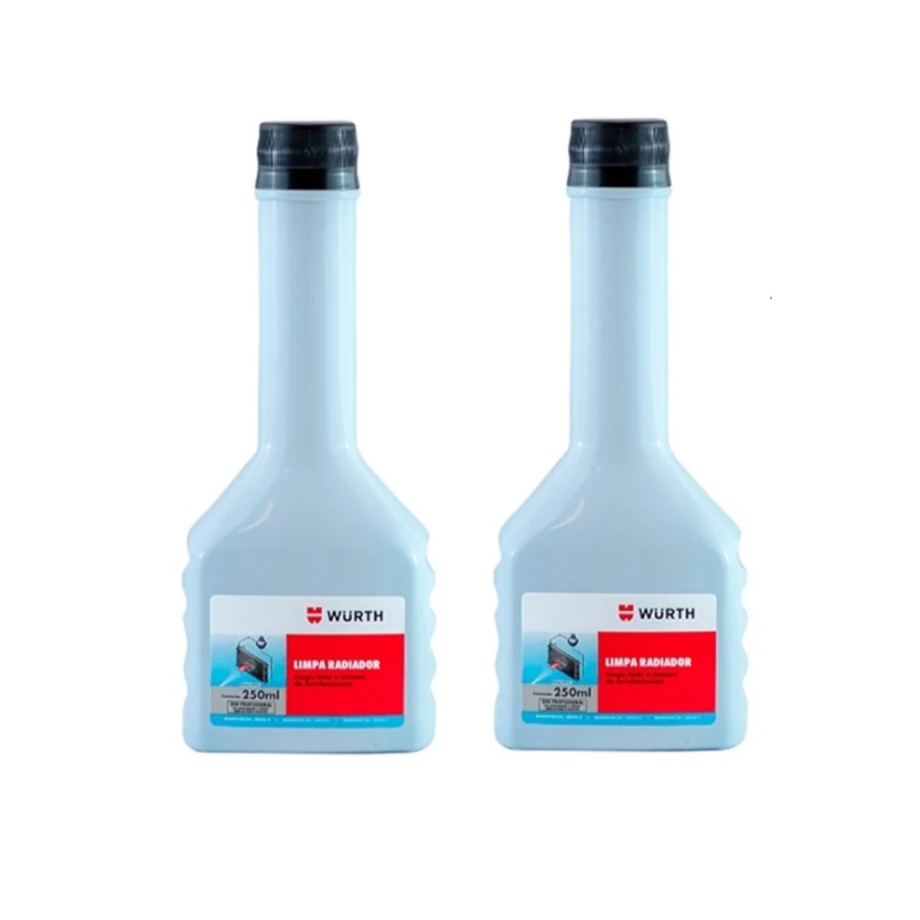 Wurth - 2x Selante Biodegradável Para Radiador 250ml (Lubrifica Sela Furo Trinca no Arrefecimento)