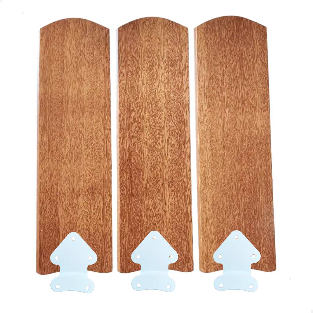 Kit 3 Hélices Pás Garras Ventilador De Teto Tron Marrom Mogno Todos Marbella Pera Citrino Eco New