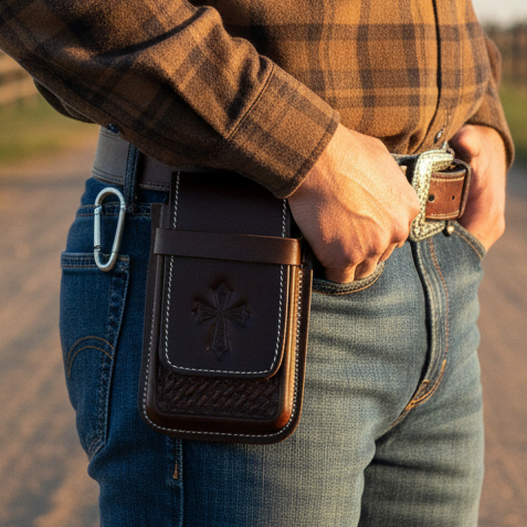 Bainha Capinha De Celular Universal 100% Couro Legitimo - Vários Modelos Muladeiro em Oferta na Shopee