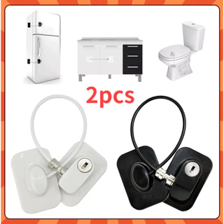 Trava Tranca Com Chave/Com Senha para Geladeira Freezer Porta Janela Gaveta Não Precisa Furar em Oferta na Shopee