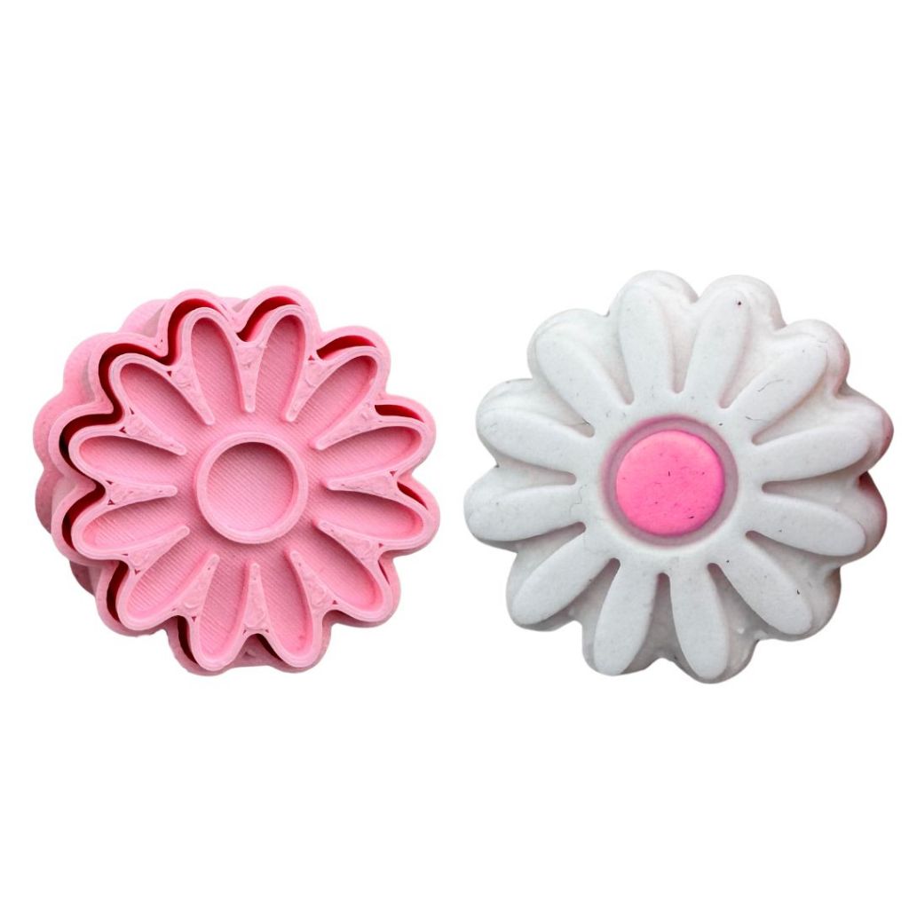 Modelador Ejetor Margarida para Brigadeiro, Doce, Docinhos, Confeitaria, Flores - 2Peças em Oferta na Shopee