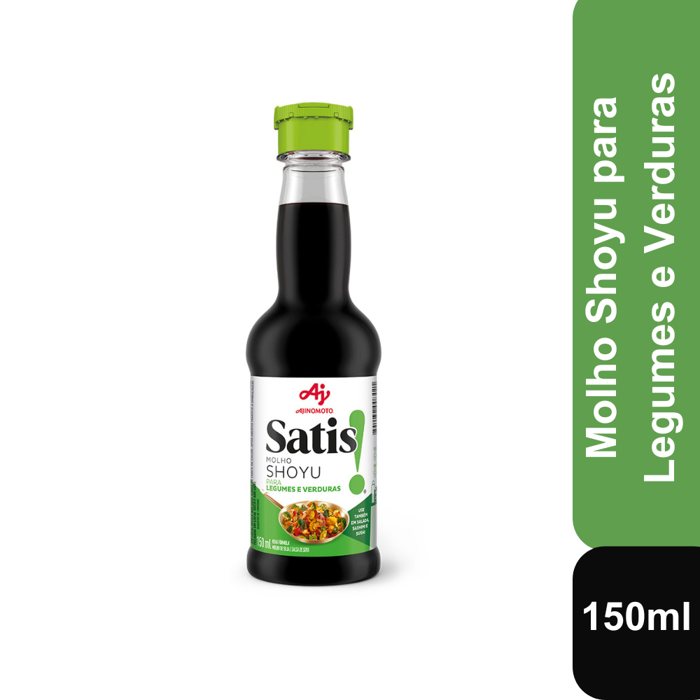 Molho Shoyu Satis! para Legumes e Verduras 150ml