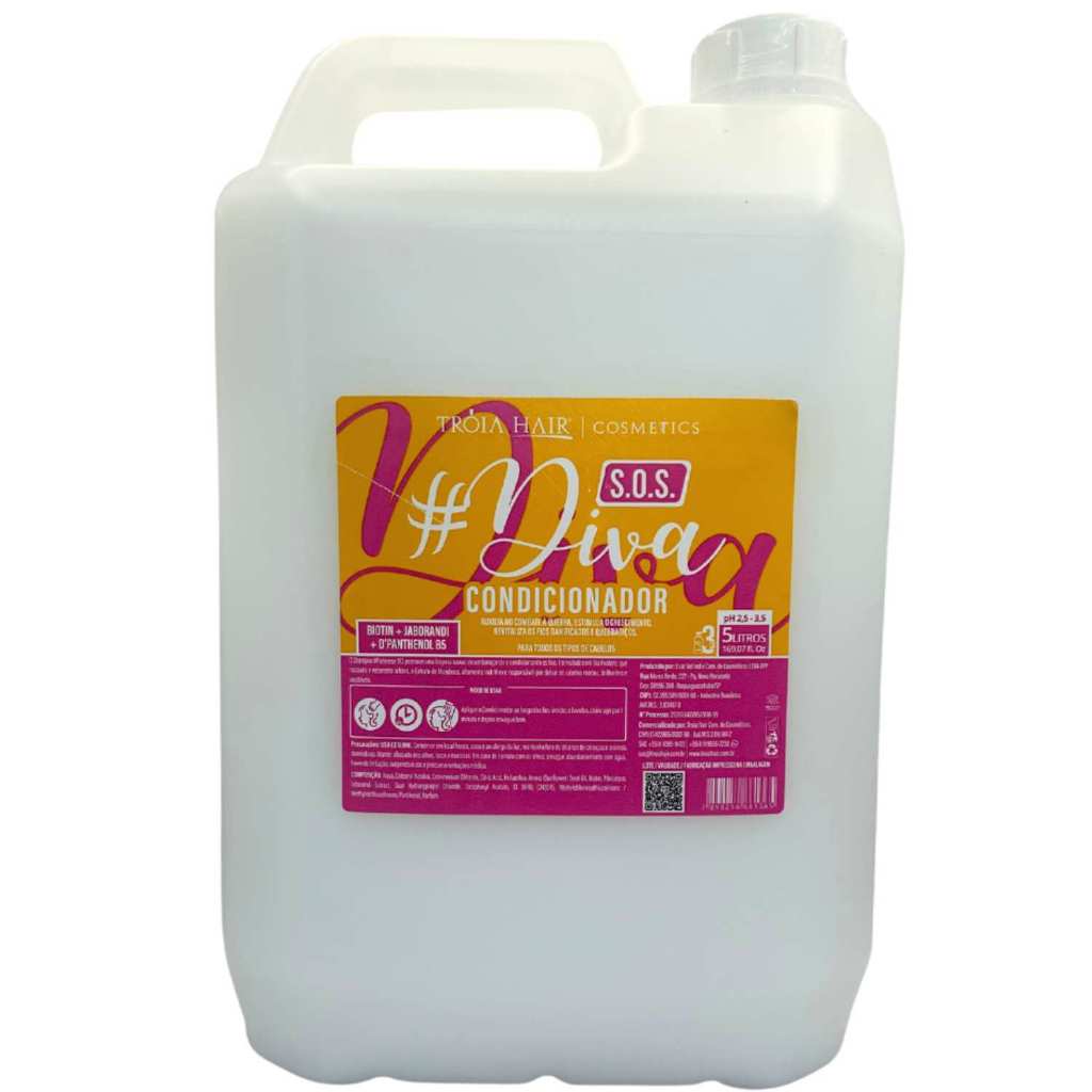 Condicionador Lavatório Sos Diva 5l Troia Hair - Galão