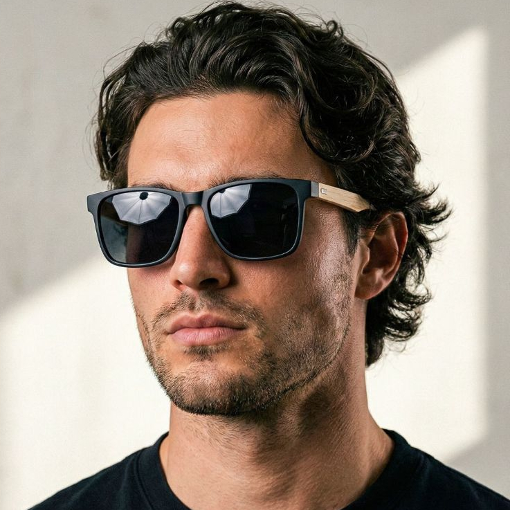 Óculos de Sol Quadrado Premium Clássico Retrô Verão uv400 Unissex em Oferta na Shopee