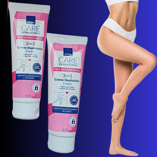 Kit Creme Depilatório Para o Corpo Avon Aloe Vera e Óleo de Jojoba - 2 Unidadess em Oferta na Shopee