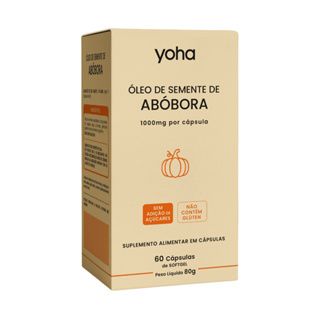 Óleo de Abóbora 60 Capsulas - Yoha em Oferta na Shopee
