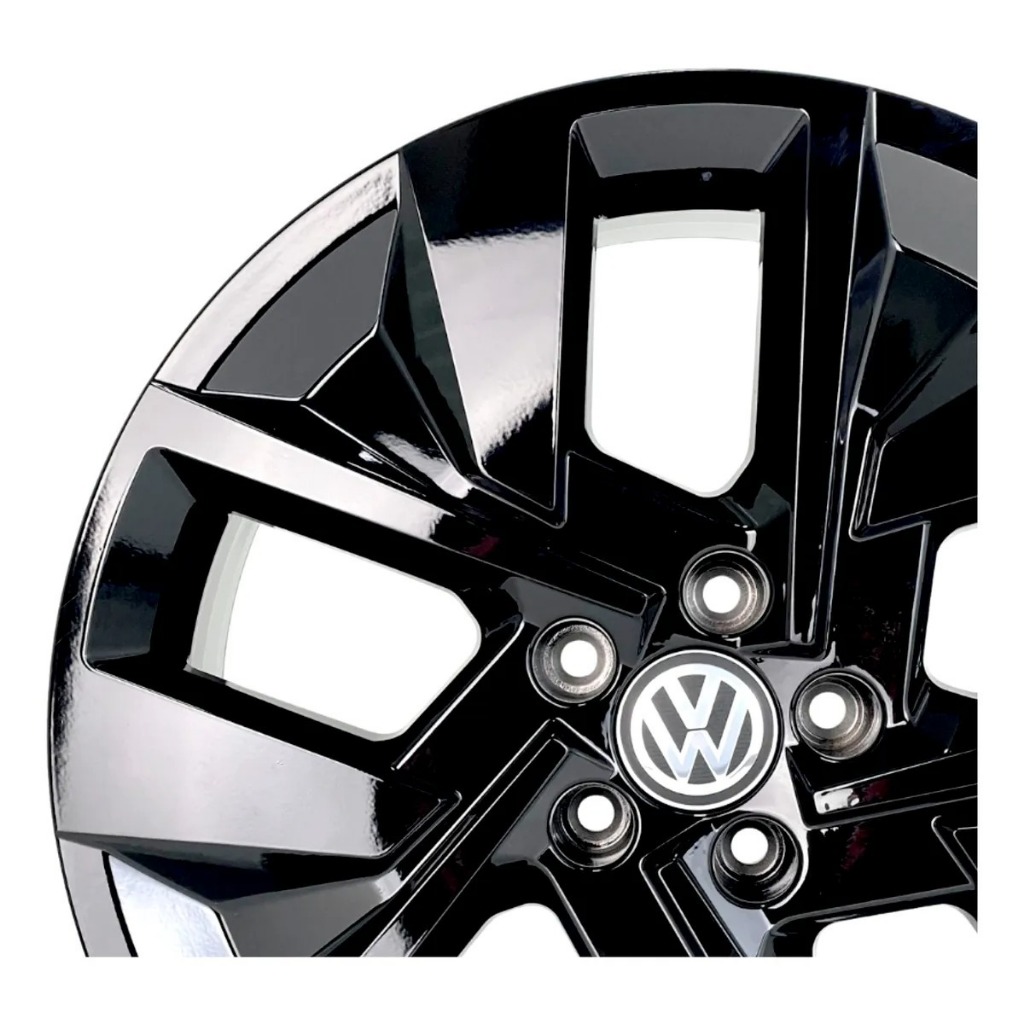 Kit 4 Rodas Aro 20x8,5 5x120 Nova Amarok Preta Krmai S58