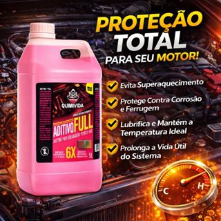 Aditivo Quimvida Full 5L – Dura 6x Mais e Evita Superaquecimento em Oferta na Shopee
