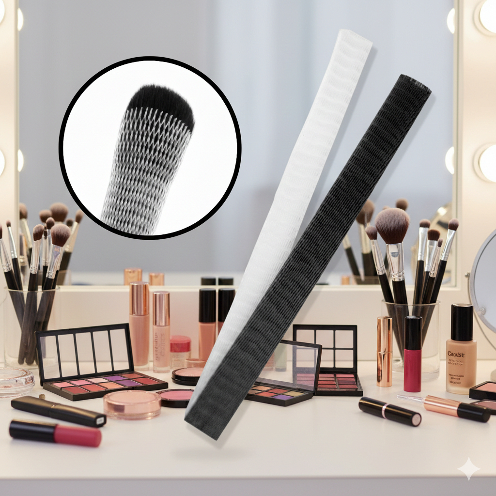 Kit 12 Redinha Protetora para Pincel Maquiagem Klass Vough Capa Rede Protetor de Cerdas Manter Formato STNP-01 em Oferta na Shopee