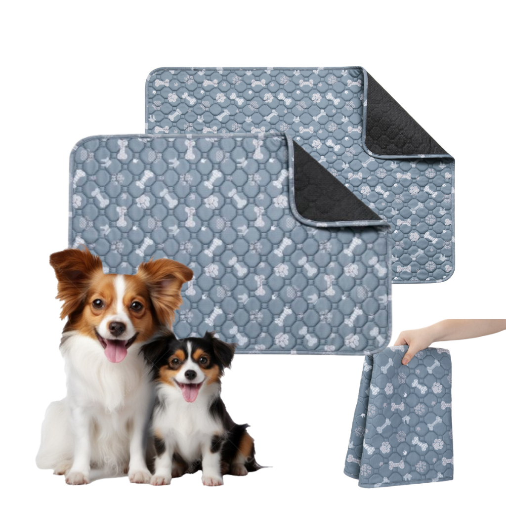 Tapete Higiênico Reutilizável Lavável Absorvente Cachorro Pet