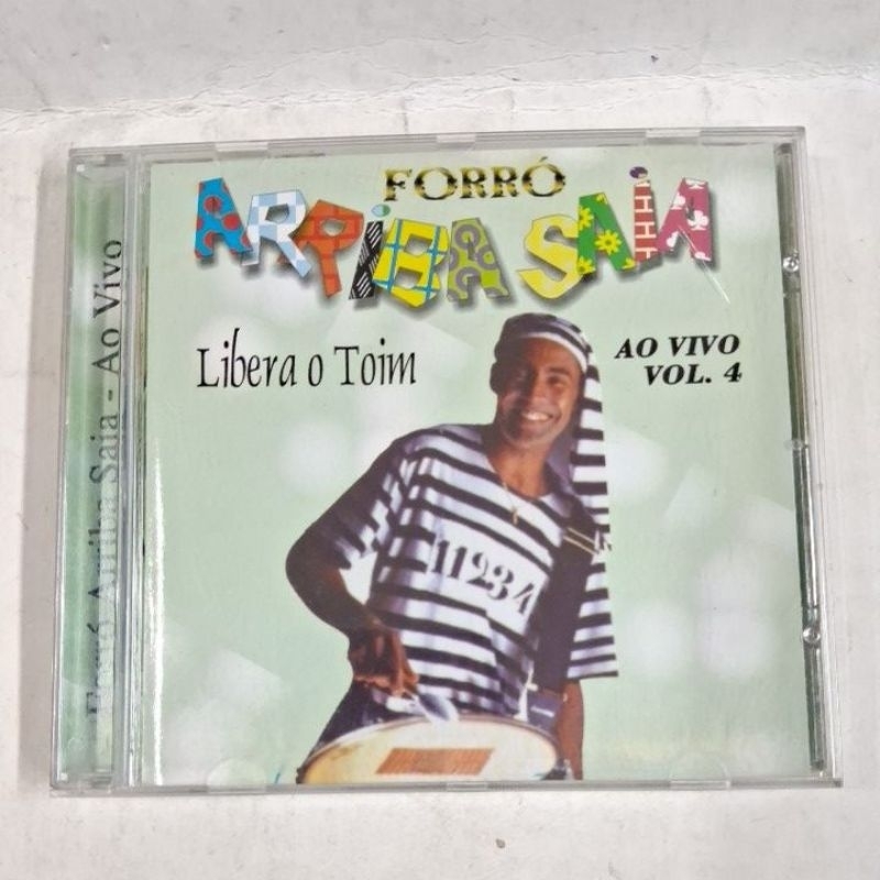 CDS - FORRÓ ARRIBA A SAIA AO VIVO VOL 4 ,5 6 ( USADOS) LEIA A DESCRIÇÃO