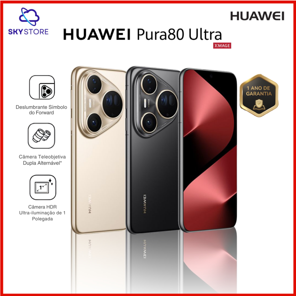 HUAWEI Pura 70 Ultra レッド Celular Huawei Pura 70 Ultra em Oferta | Shopee 2026