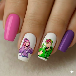 12 peliculas de unha KATLEN VOID dos rosas em Oferta na Shopee