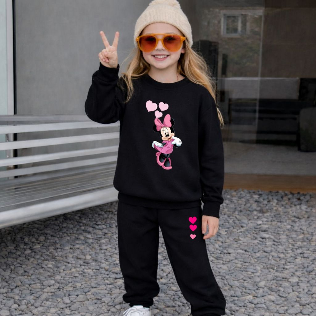 Conjunto Moletom Infantil Fofo Estiloso Inverno Flanelado Quentinho em Oferta na Shopee