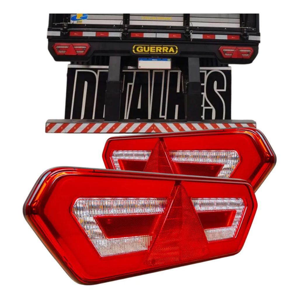 Lanterna Traseira Guerra Diamond Carreta Bivolt