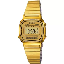 RELÓGIO CASIO FEMININO DIGITAL DOURADO MINI LA670WGA-9DF