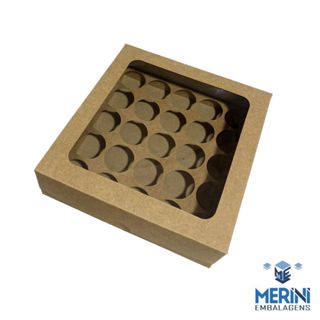 CAIXA 25 DOCES COM VISOR E BERÇO KRAFT - 10 UNI em Oferta na Shopee