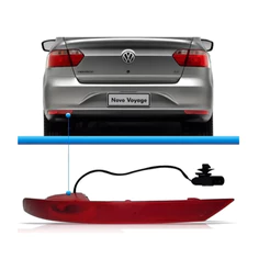 Refletor Luz Neblina Voyage G6 G7 Com Led Esquerdo Original