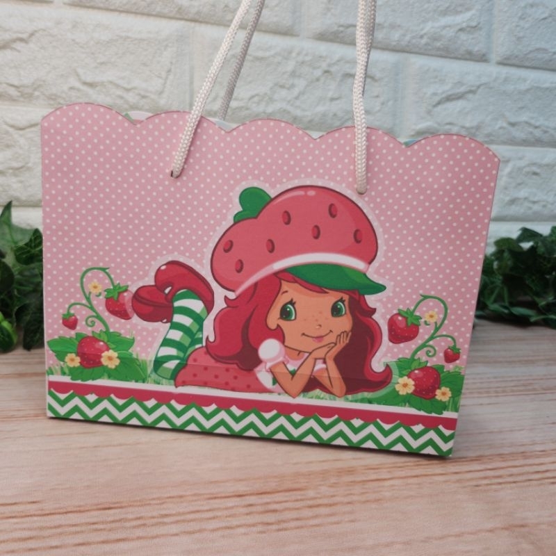 Sacolinha Moranguinho Personalizada l Sacolinha l Lembrançinha l Festa Infantil l Festa Moranguinho