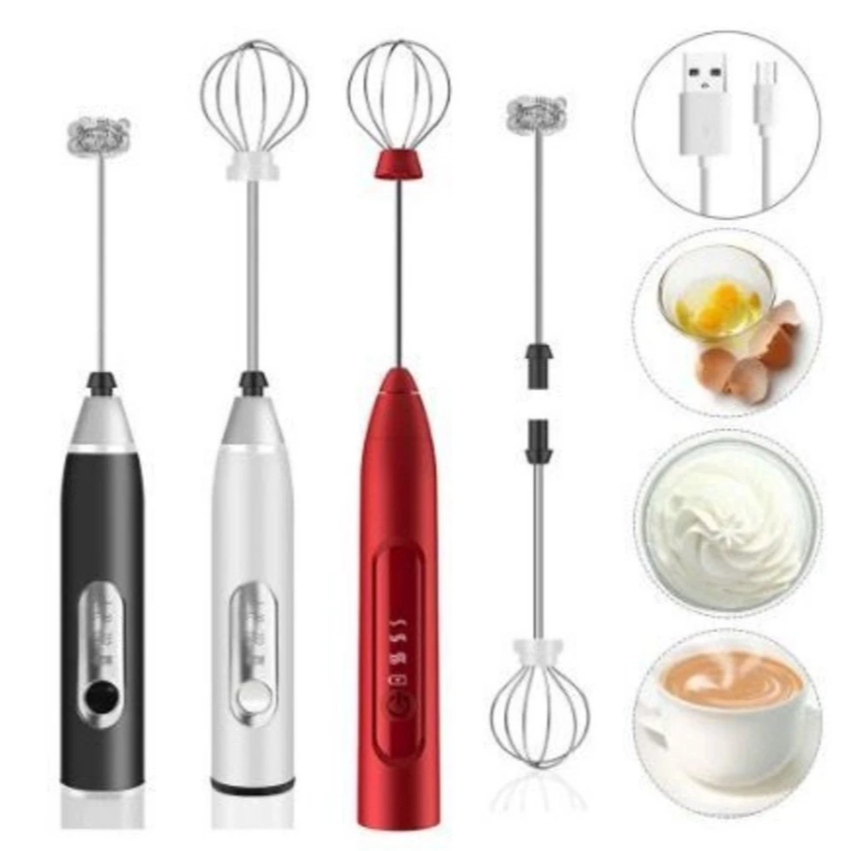 Batedor Misturador Mixer Elétrico para Bebidas Leite Café Clara de Ovo 2 em 1 em Oferta na Shopee