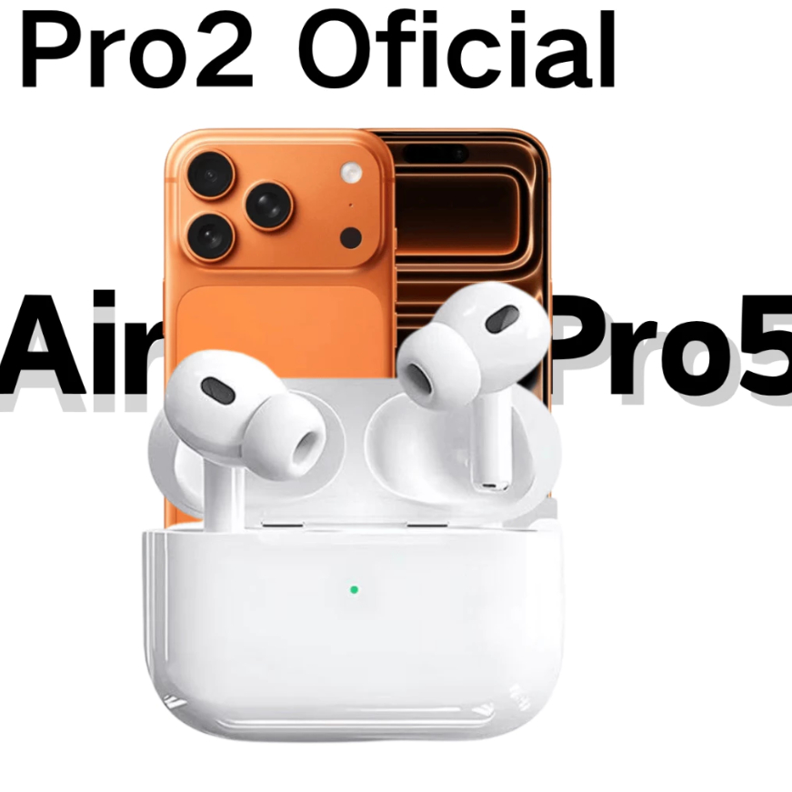 Fone Bluetooth Pro5 Premium | Imersão Total c Cancelamento Ruído Qualidade Superior p iPhoneAndroid