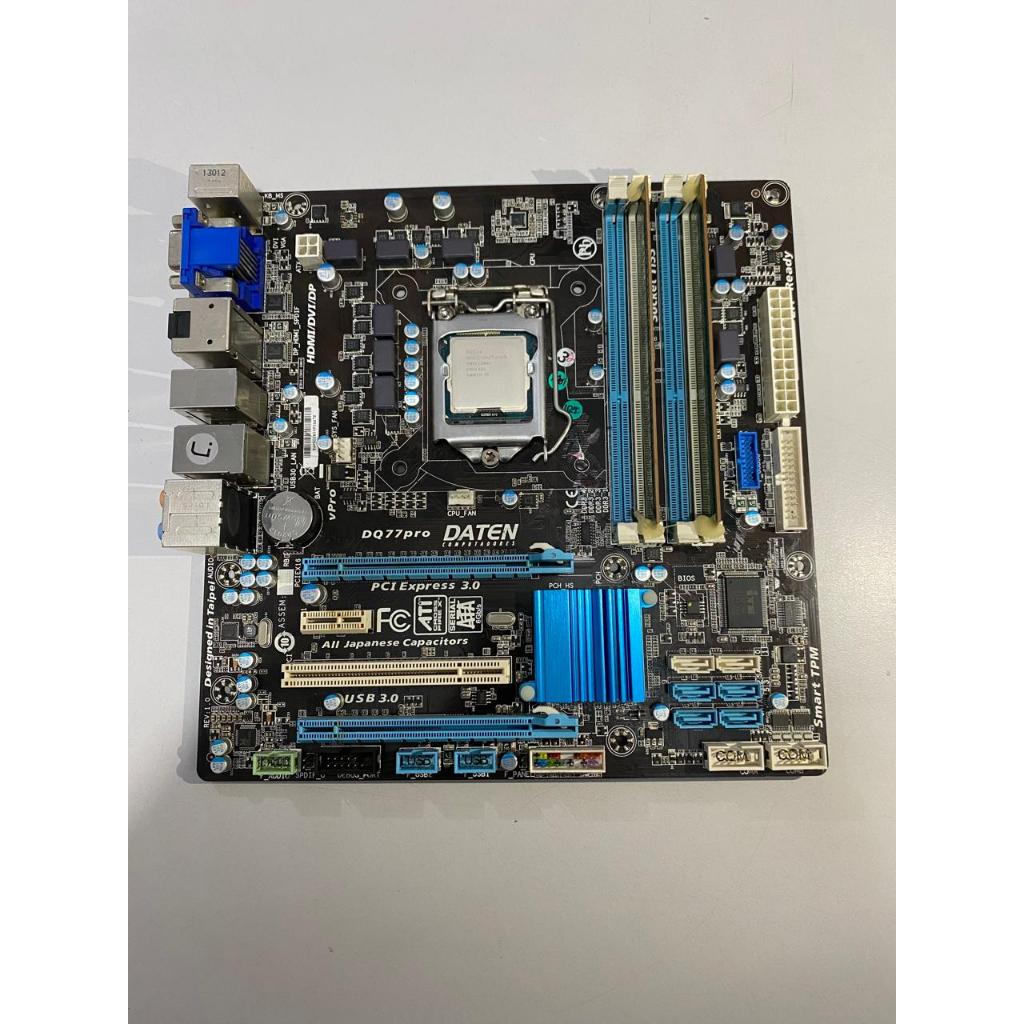 Kit Placa Mãe Daten Dq77pro Ddr3 + Processador Intel Core i5-3470 + 4gb Memória