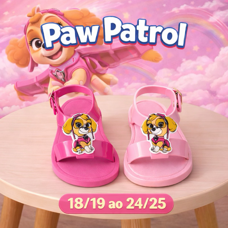 SANDALIA INFANTIL MENINO MENINA PATRULHA CANINA CHASE SKYE RUBLEE MARSHALL ref.4 em Oferta na Shopee