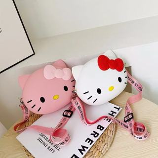 Hello Kitty Kuromi De Ombro Para Crianças Bolsa De Silicone Moedas Corpo Cruzado em Oferta na Shopee