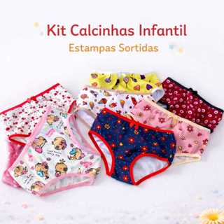 Kit Calcinhas 8 peças - Algodão e Microfibra - Conforto Diário em Oferta na Shopee