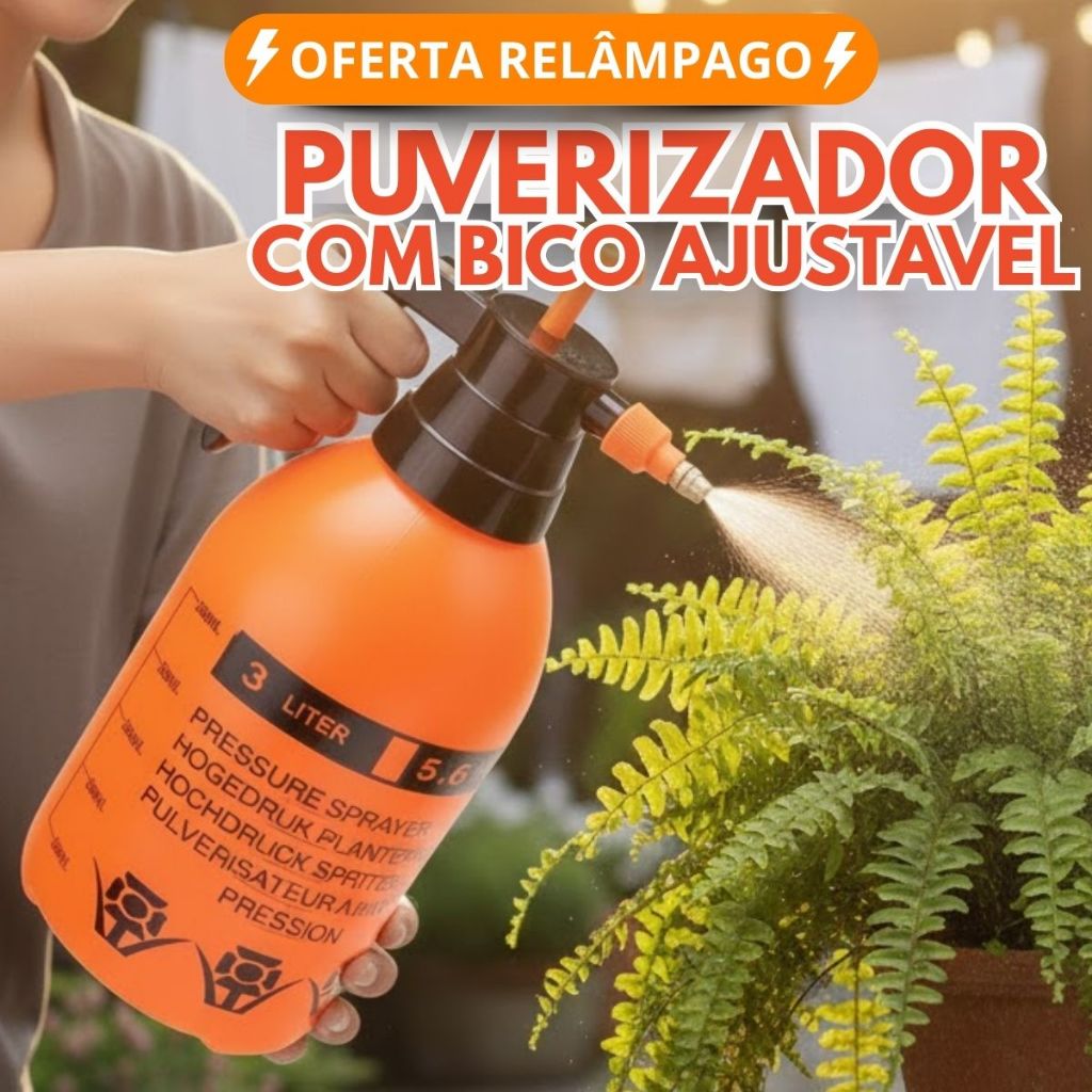Pulverizador 2 Litros 1 Litro Borrifador Spray com Bico de Alta Pressão Jardinagem Limpeza Profissional Pulverizador 2 Litros 1 Litro Borrifador Spray com Bico de Alta Pressão Jardinagem Limpeza Profissional