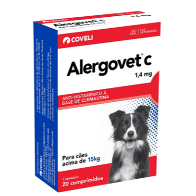 ALERGOVET 1,4 MG COM 20 CPRS - COVELI em Oferta na Shopee