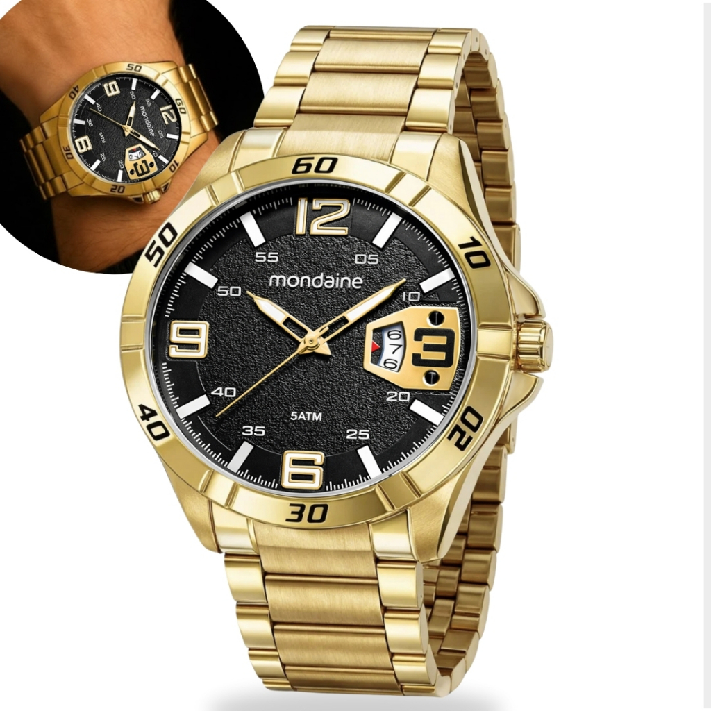 Relógio Mondaine Masculino Moderno De Pulso Original em Oferta na Shopee