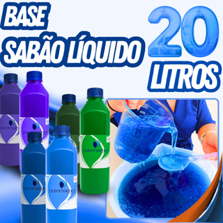 Base kit sabão líquido faz 20 litros lava-roupas FÁCIL DE FAZER! em Oferta na Shopee