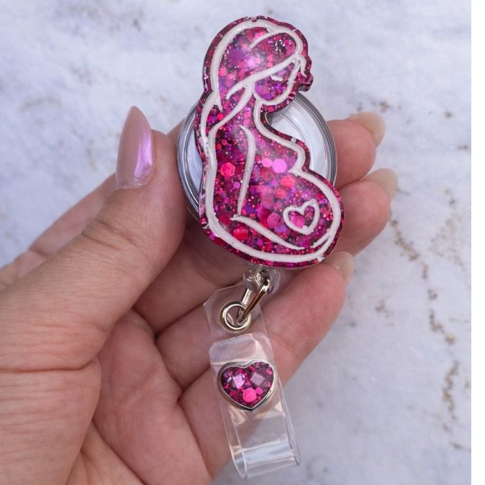 Porta crachá OBSTETRÍCIA\MATERNIDADE de Resina - Porta Crachá Enfermagem para estudantes e profissionais da saúde em Oferta na Shopee