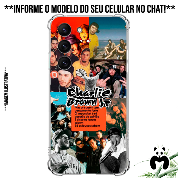 Capa Case Personalizada Celular Charlie Brown Jr. Letras Música Frases CBJR Banda Chorão em Oferta na Shopee