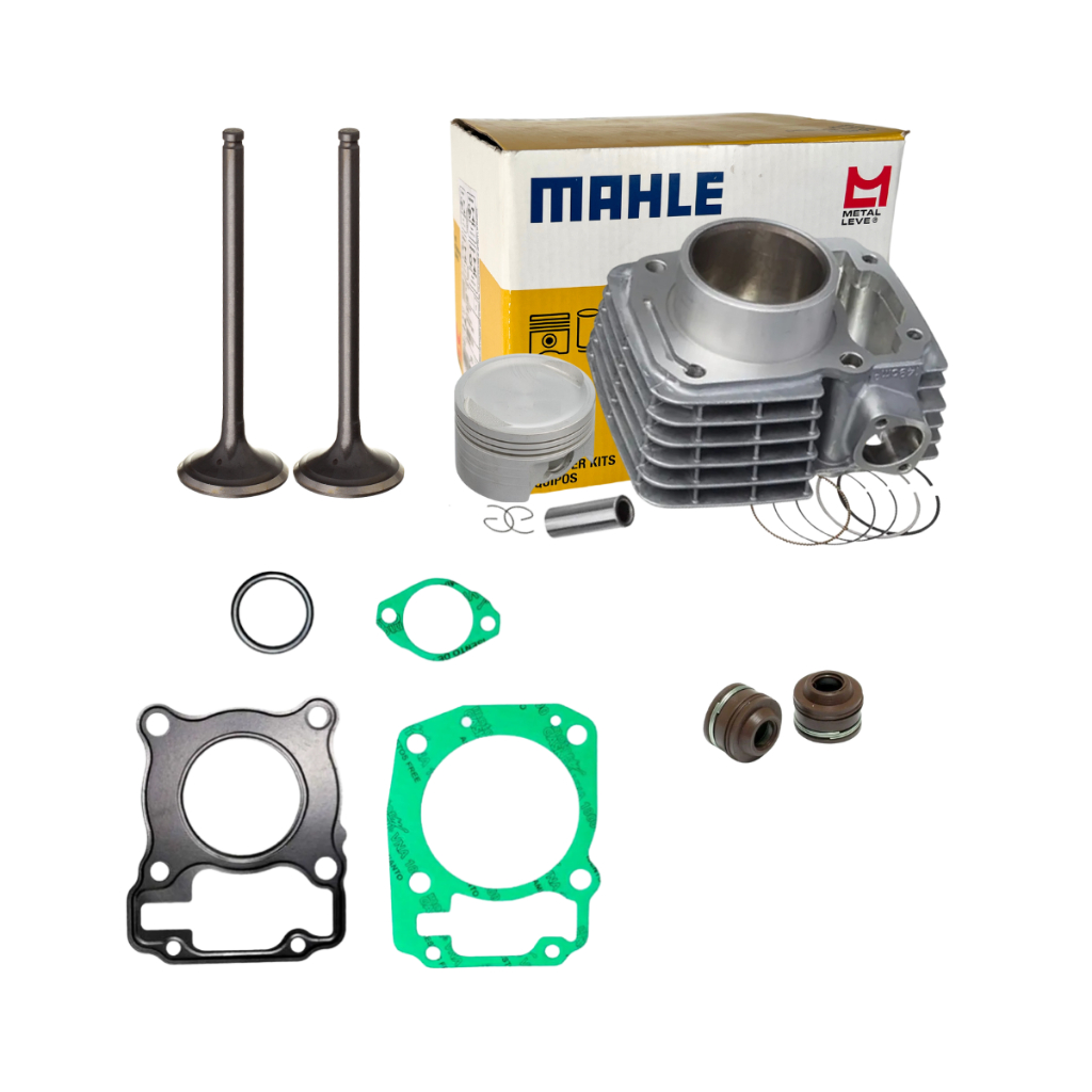 Kit Motor Fan 125 2009 - 2013 Com Válvulas Retentor De Válvulas E Juntas Metal Leve Metal Leve
