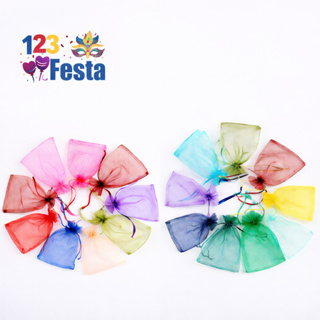 20/50/100 Saquinhos de Organza Presente - 17 x23cm (Escolha A Cor) - Saco P/ Guardar Brindes Lembrancinhas em Oferta na Shopee