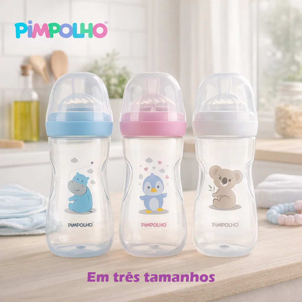 Mamadeira Menina E Menino Animais Serena Pimpolho em Oferta na Shopee
