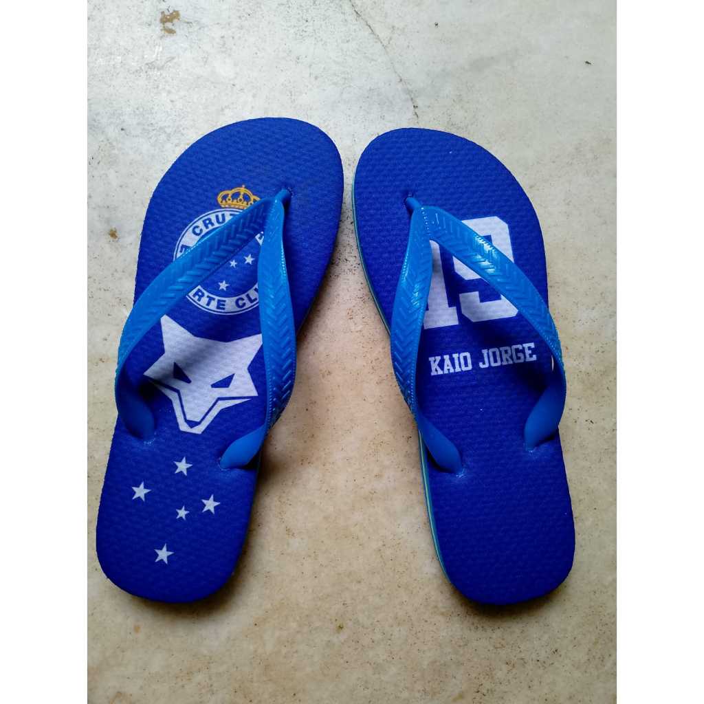 Chinelo Do Cruzeiro/Cabuloso/Mafia Azul em Oferta na Shopee