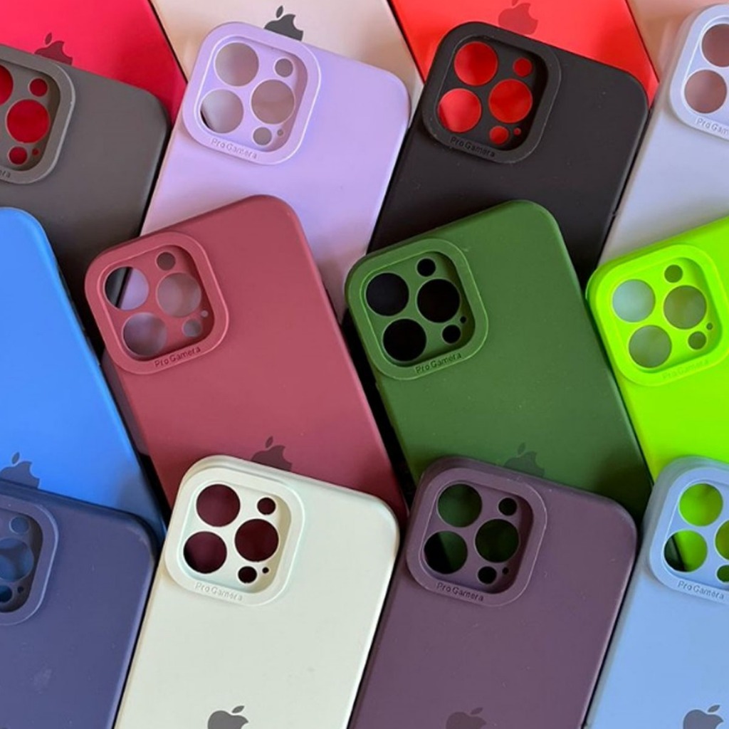 Kit 2 Case Capinha Silicone iPhone 14 Pro 14 Pro Max Premium Aveludada Proteção de Câmera em Oferta na Shopee