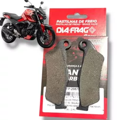 PASTILHA DE FREIO DIANTEIRA FZ 15 2022-2025 - DIA FRAG