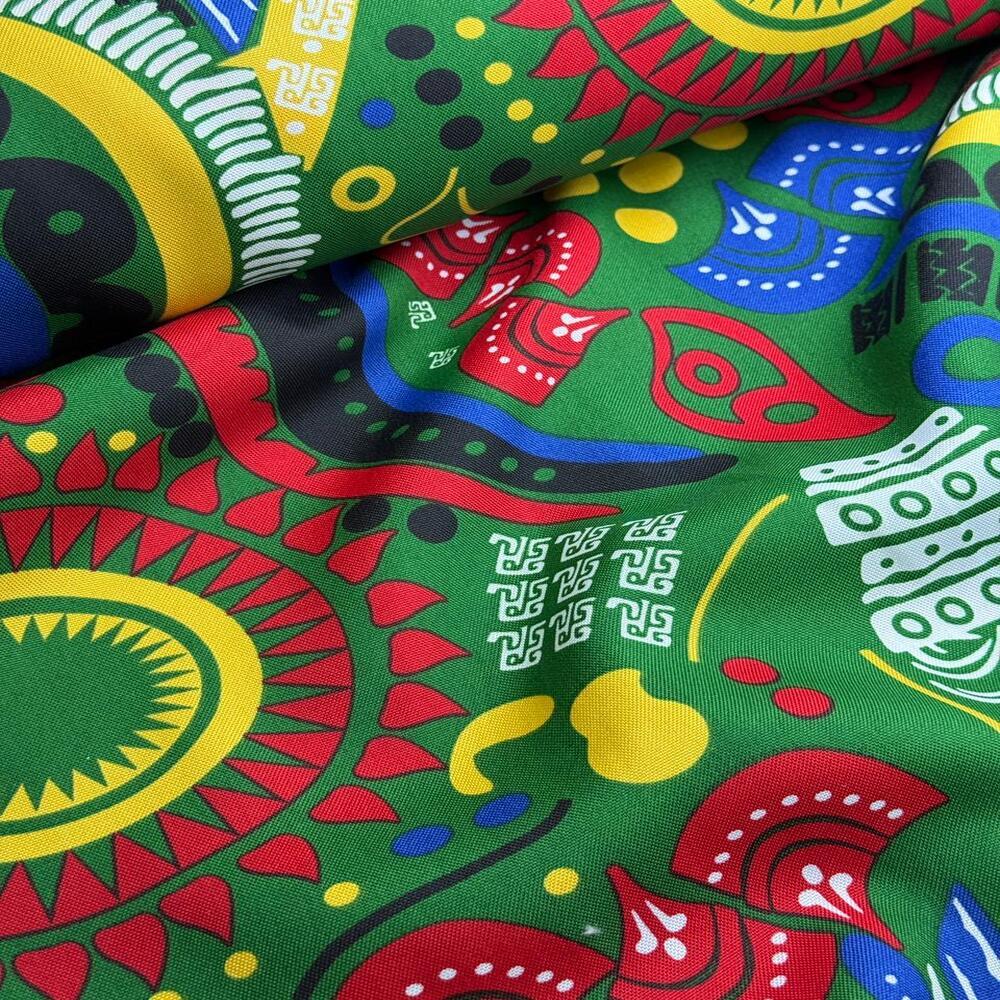 Tecido Oxford Estampado Tema Africano – Corte 1m x 1,50m