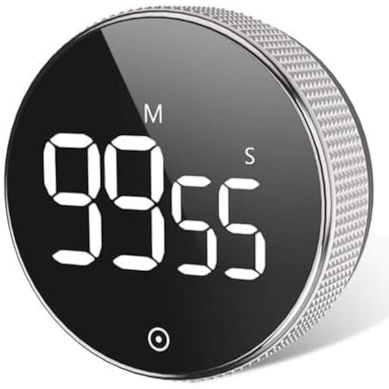 Temporizador Cronômetro Magnético Rotatório Digital Cozinha Academia Contador Regressivo