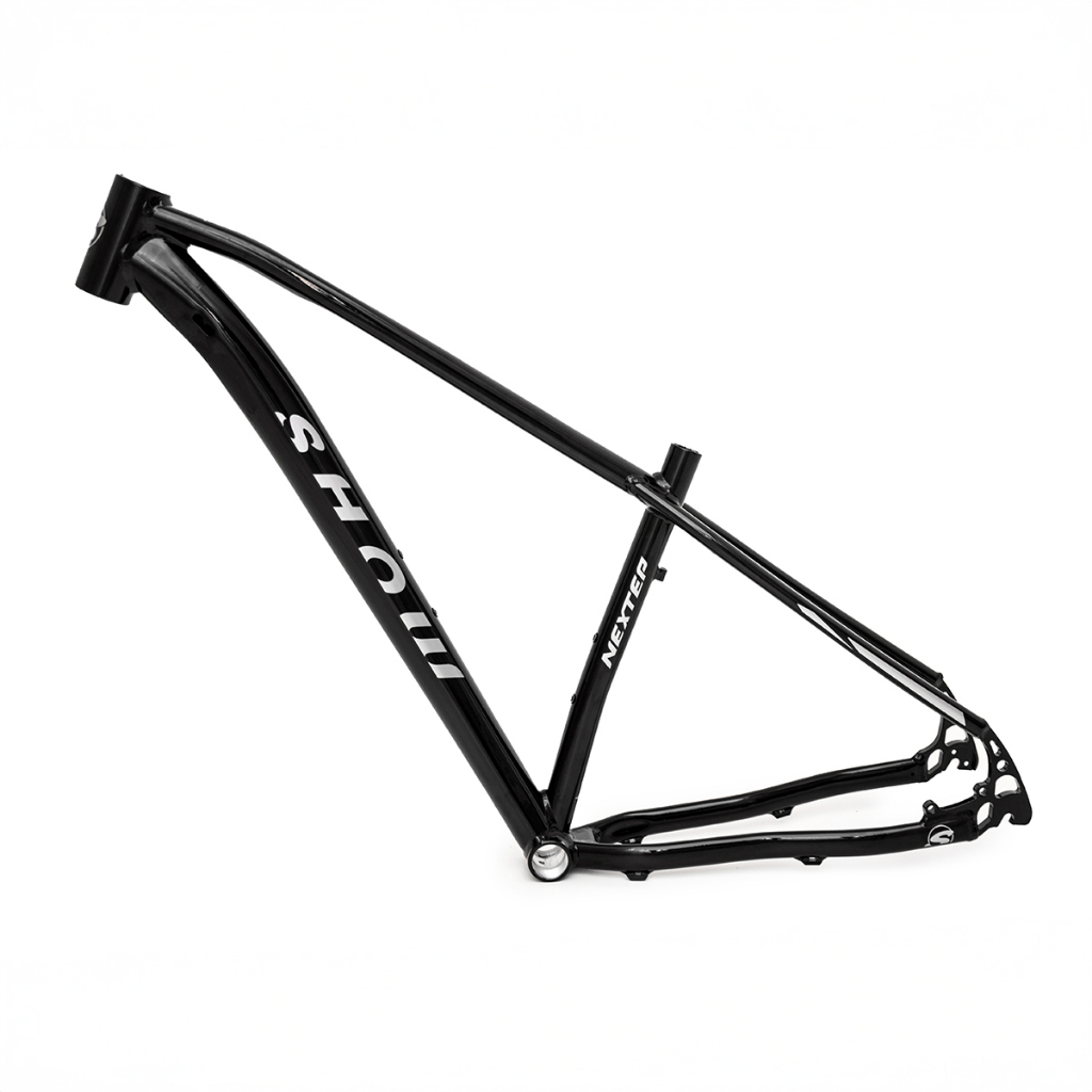 Quadro Aro 29 Em Alumínio - Show Nextep, Mtb, Aro29 PRETO BRILHANTE