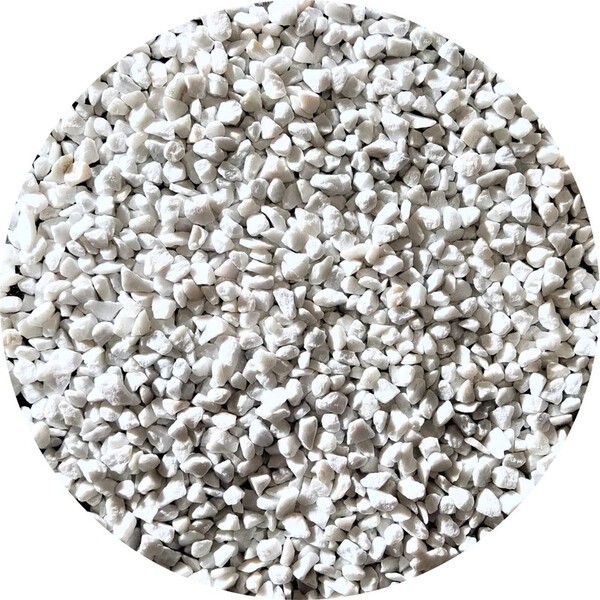 5 kg Pedrinha pedrisco pedra Branca N°01 Suculenta Cacto Vaso Jardim Decoração