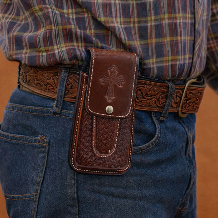 Bainha Capinha Country Canguru Celular Canivete Couro Legítimo em Oferta na Shopee