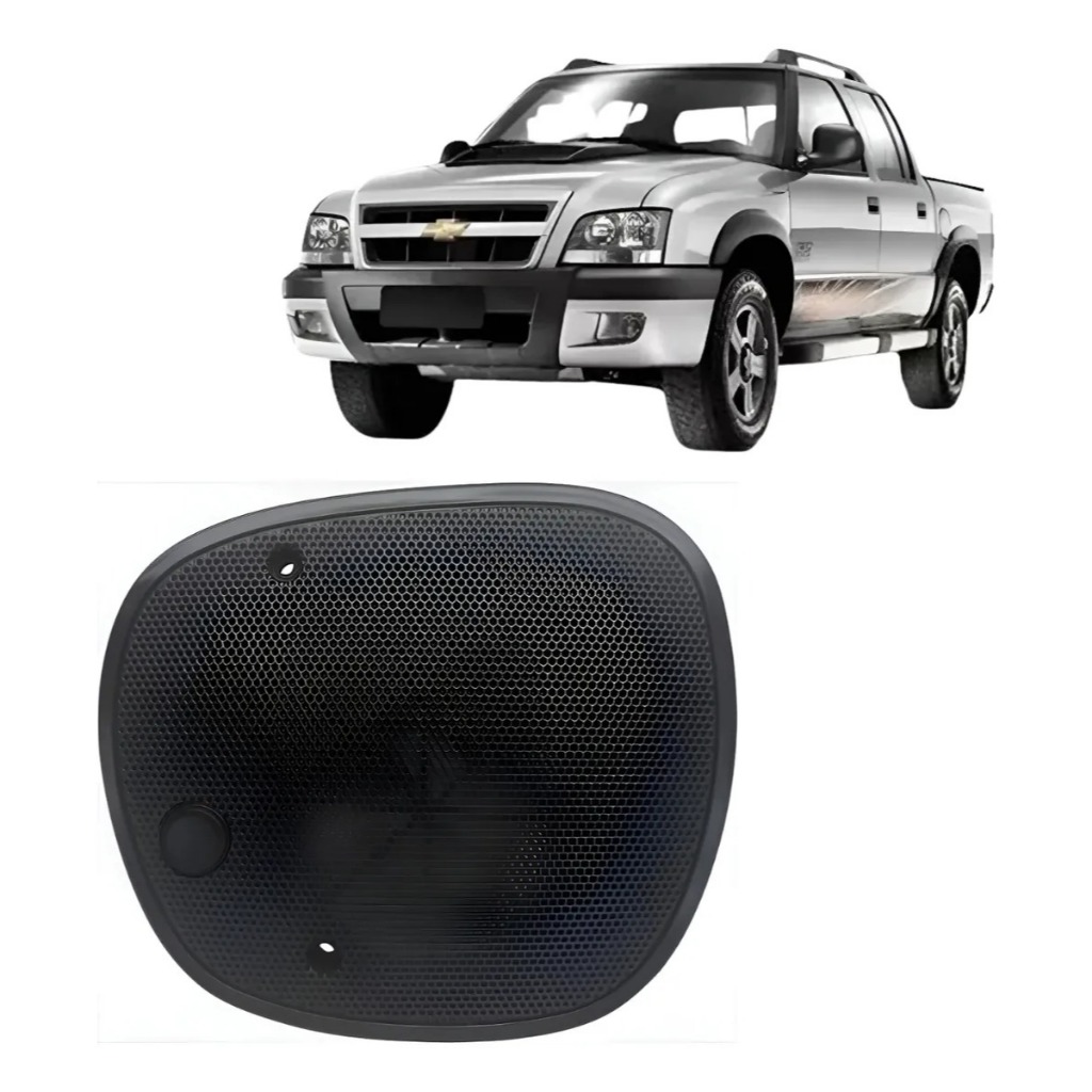 Tela Auto Falante Painel S10 Blazer 2001 A 2011 Ld Grafite Grafite