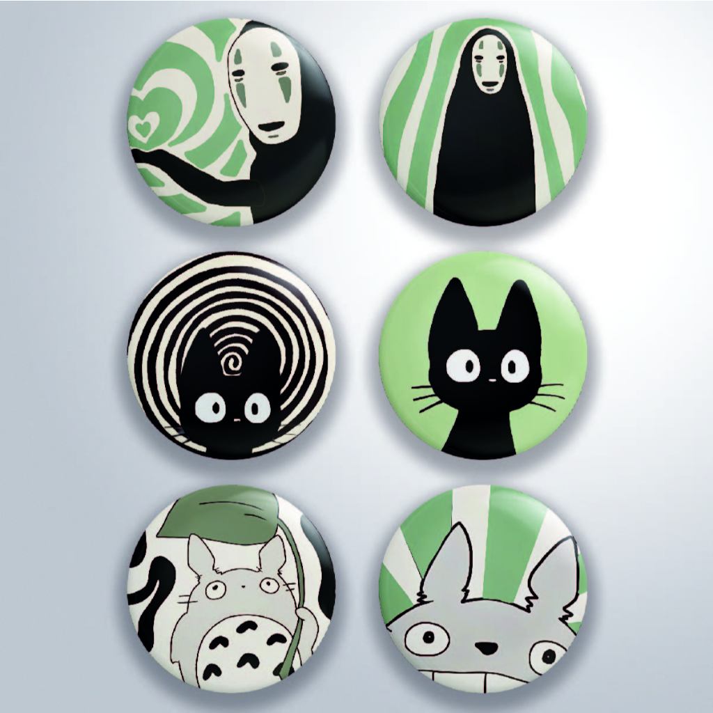 Bottons Studio Ghibi Aesthetic