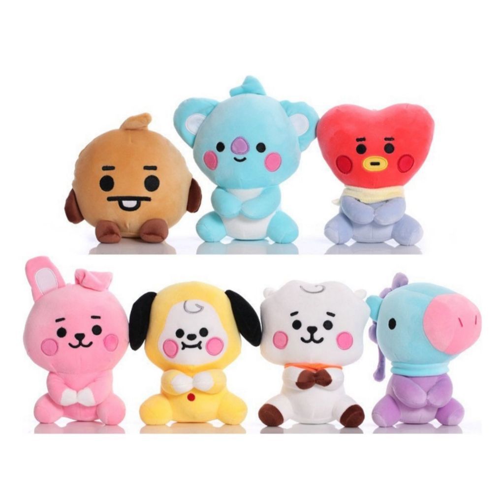 Pelúcias Bts Personagens Coreano Boneco Bt21 Armys 20cm - Antialérgico - Escolha seu modelo em Oferta na Shopee